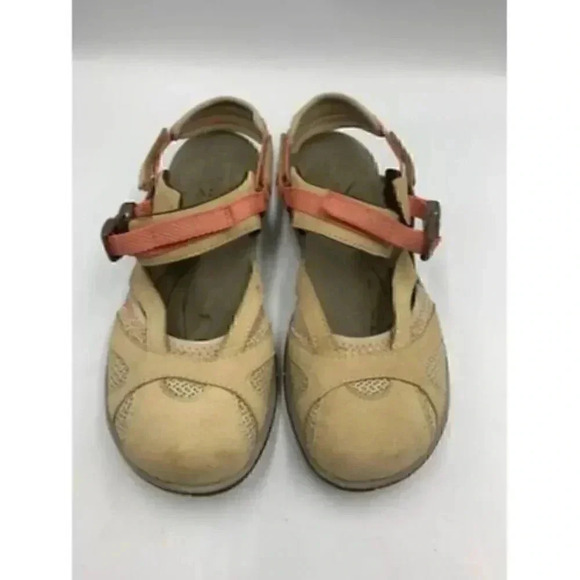 Merrell j65262 Tan Azura Wrap Sport Waterproof Leather Maryjane Sandals Sz 6 US - Picture 6 of 8